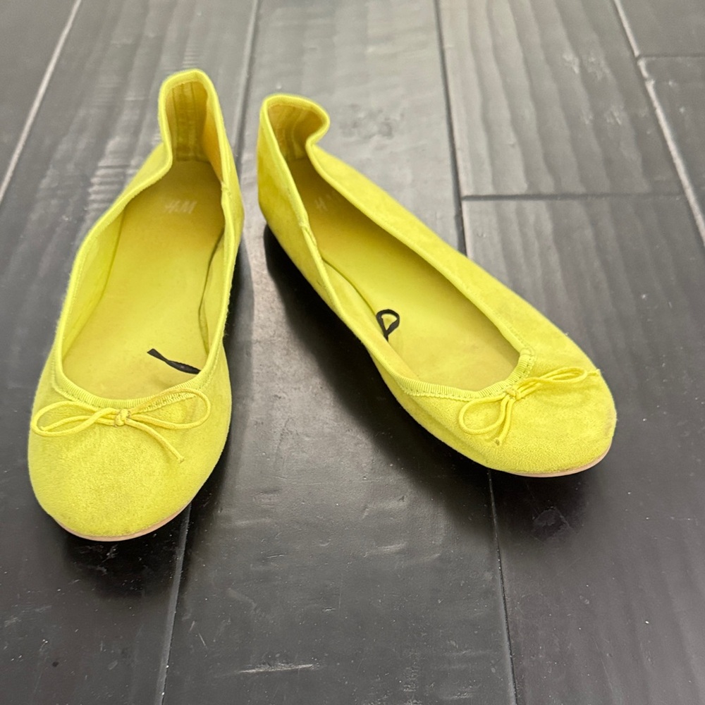 H&M Vibrant Yellow Flats